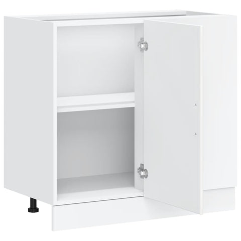 vidaXL Kitchen Base Cabinet Lyon White Engineered Wood