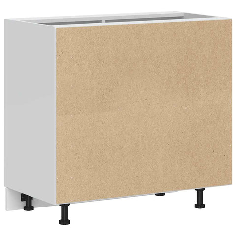 vidaXL Kitchen Base Cabinet Lyon White Engineered Wood