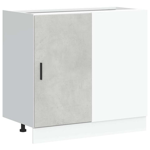 vidaXL Sink Base Cabinet Lyon Concrete Grey Engineered Wood