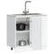vidaXL Sink Base Cabinet Lyon Concrete Grey Engineered Wood