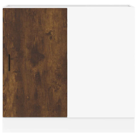 vidaXL Kitchen Base Cabinet Lyon Smoked Oak Engineered Wood