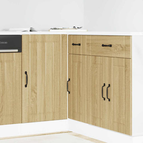 vidaXL Kitchen Base Cabinet Lucca Sonoma Oak Engineered Wood