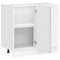 vidaXL Sink Base Cabinet Lucca Grey Sonoma Engineered Wood