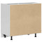 vidaXL Kitchen Base Cabinet Kalmar Grey Sonoma Engineered Wood