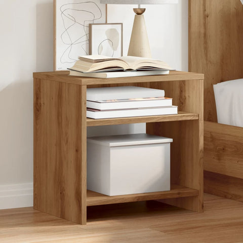 vidaXL Bedside Cabinet Aritisian Oak 40x30x40 cm Engineered Wood