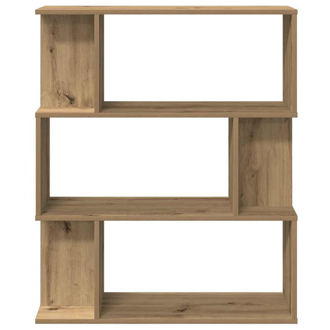 vidaXL Book Cabinet Artisan Oak 80x24x96 cm Engineered Wood