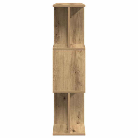 vidaXL Book Cabinet Artisan Oak 80x24x96 cm Engineered Wood