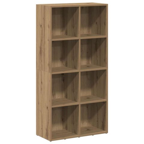 vidaXL Book Cabinet Artisan Oak 66x30x130 cm Engineered Wood
