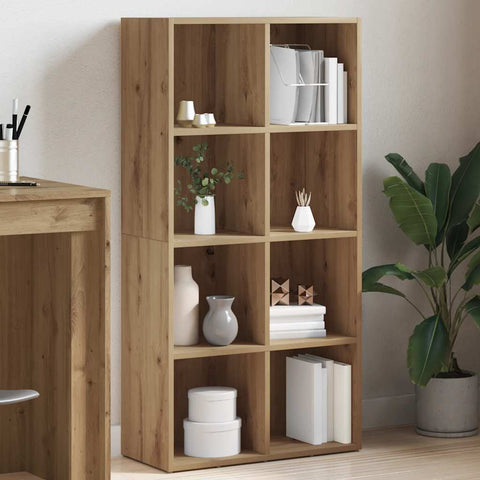 vidaXL Book Cabinet Artisan Oak 66x30x130 cm Engineered Wood