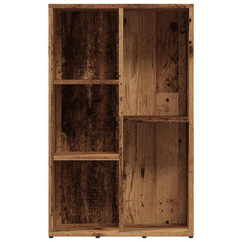 vidaXL Book Cabinet Old Wood 50x25x80 cm Engineered Wood