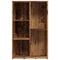 vidaXL Book Cabinet Old Wood 50x25x80 cm Engineered Wood