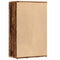 vidaXL Book Cabinet Old Wood 50x25x80 cm Engineered Wood