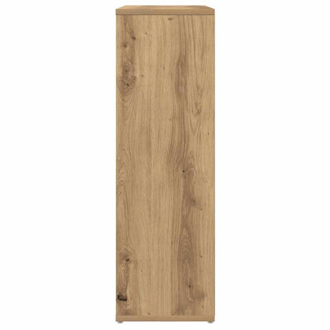 vidaXL Book Cabinet Artisan Oak 50x25x80 cm Engineered Wood
