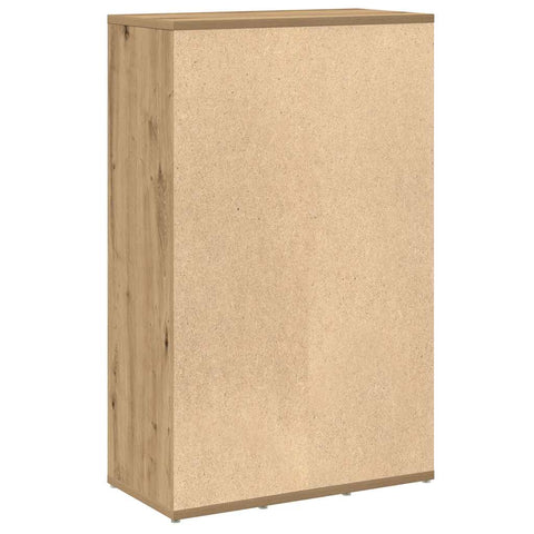 vidaXL Book Cabinet Artisan Oak 50x25x80 cm Engineered Wood