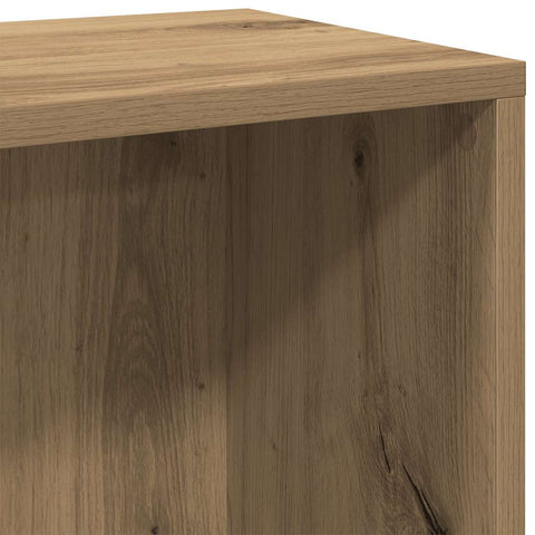 vidaXL Book Cabinet Artisan Oak 50x25x80 cm Engineered Wood