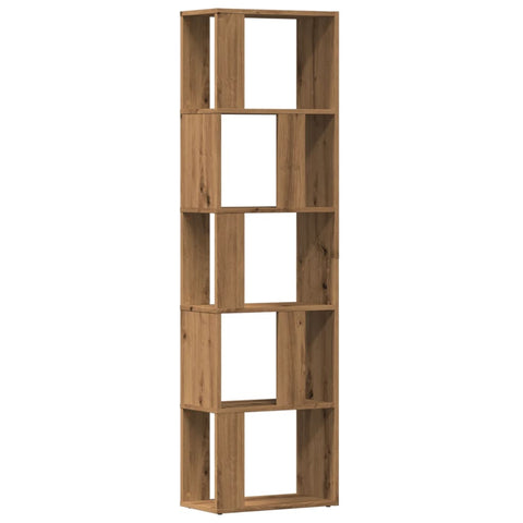 vidaXL Book Cabinet Artisan Oak 45x24x159 cm Engineered Wood