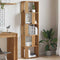 vidaXL Book Cabinet Artisan Oak 45x24x159 cm Engineered Wood