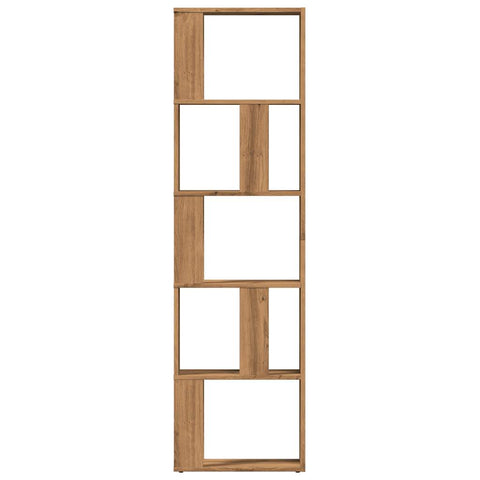 vidaXL Book Cabinet Artisan Oak 45x24x159 cm Engineered Wood