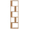 vidaXL Book Cabinet Artisan Oak 45x24x159 cm Engineered Wood