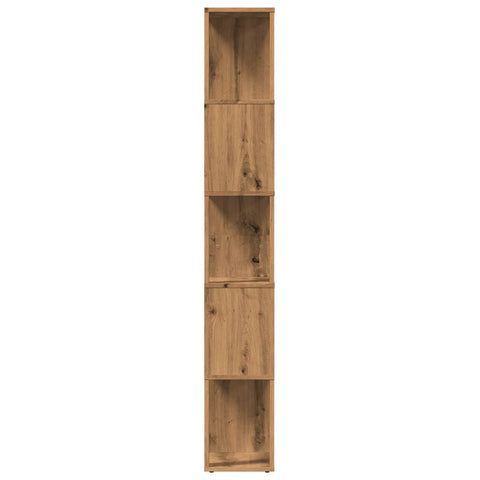 vidaXL Book Cabinet Artisan Oak 45x24x159 cm Engineered Wood