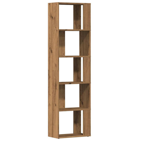 vidaXL Book Cabinet Artisan Oak 45x24x159 cm Engineered Wood