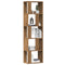 vidaXL Book Cabinet Artisan Oak 45x24x159 cm Engineered Wood