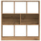 vidaXL Book Cabinet Artisan Oak 97.5x29.5x100 cm Engineered Wood