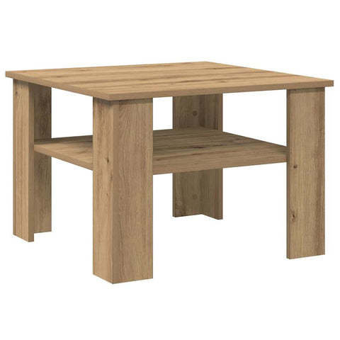 vidaXL Coffee Table Artisan Oak 60x60x42 cm Engineered Wood