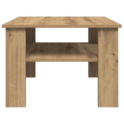 vidaXL Coffee Table Artisan Oak 60x60x42 cm Engineered Wood