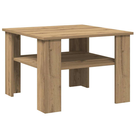 vidaXL Coffee Table Artisan Oak 60x60x42 cm Engineered Wood