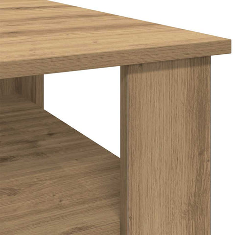 vidaXL Coffee Table Artisan Oak 60x60x42 cm Engineered Wood