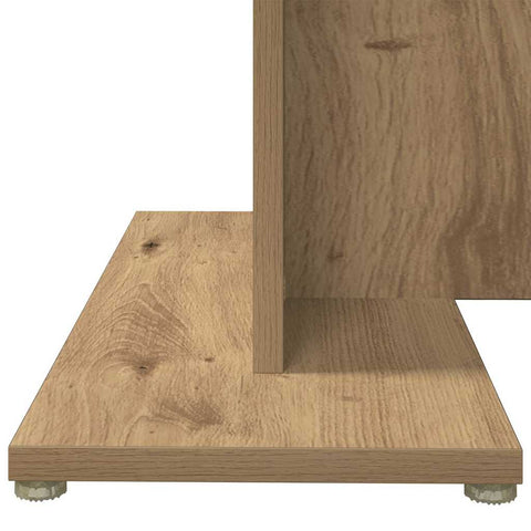 vidaXL Dining Table Artisan Oak 110x60x75 cm Engineered Wood
