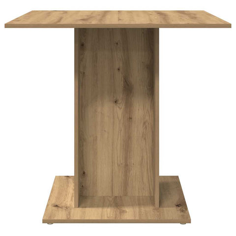 vidaXL Dining Table Artisan Oak 80x80x75 cm Engineered Wood
