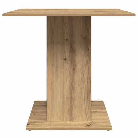 vidaXL Dining Table Artisan Oak 80x80x75 cm Engineered Wood