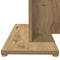 vidaXL Dining Table Artisan Oak 80x80x75 cm Engineered Wood