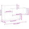 vidaXL Wall Shelf Old Wood 104x20x58.5 cm Engineered Wood