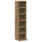 vidaXL CD Cabinet Artisan Oak 21x20x88 cm Engineered Wood