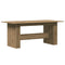 vidaXL Dining Table Artisan Oak 180x90x76 cm Engineered Wood