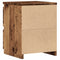 vidaXL Bedside Cabinets 2 pcs Old Wood 30x30x40 cm Engineered Wood
