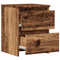 vidaXL Bedside Cabinets 2 pcs Old Wood 30x30x40 cm Engineered Wood