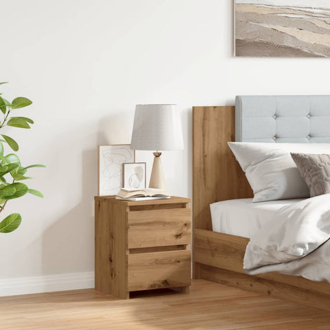 vidaXL Bedside Cabinet Aritisan Oak 30x30x40 cm Engineered Wood