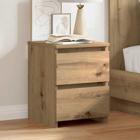 vidaXL Bedside Cabinets 2 pcs Aritisan Oak 30x30x40 cm Engineered Wood