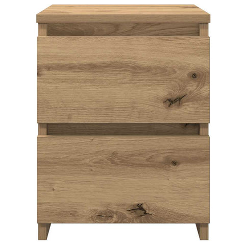 vidaXL Bedside Cabinets 2 pcs Aritisan Oak 30x30x40 cm Engineered Wood