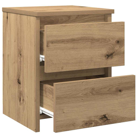 vidaXL Bedside Cabinets 2 pcs Aritisan Oak 30x30x40 cm Engineered Wood