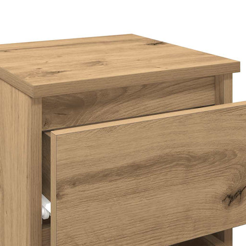 vidaXL Bedside Cabinets 2 pcs Aritisan Oak 30x30x40 cm Engineered Wood