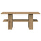 vidaXL Coffee Table Artisan Oak 102x55x42 cm Engineered Wood