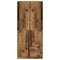 vidaXL Wardrobe Old Wood 80x52x180 cm Engineered Wood
