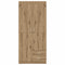 vidaXL Wardrobe Artisian Oak 80x52x180 cm Engineered Wood