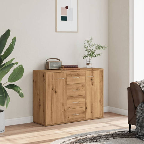 vidaXL Sideboard Artisan Oak 88x30x64 cm Engineered Wood