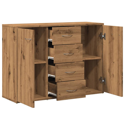 vidaXL Sideboard Artisan Oak 88x30x64 cm Engineered Wood